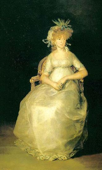 Francisco de Goya Portrait of the Maria Teresa de Borbon y Vallabriga, Sweden oil painting art